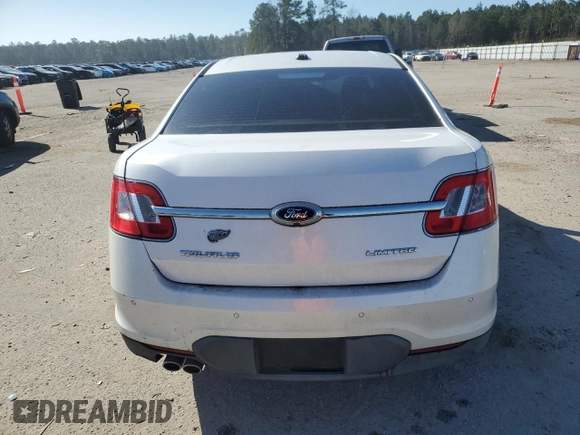 2010 Ford Taurus Limited with VIN 1FAHP2FW6AG160193, listed as a Copart auction lot 43747385 with 85,262 mi miles and Clean Title. Bid and sale history available at carsss.com. Image 6.