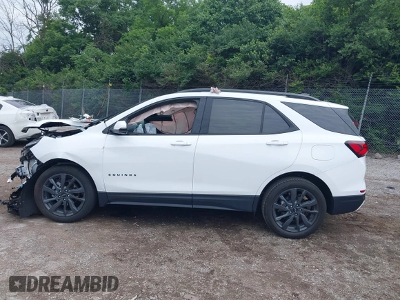 2024 Chevrolet Equinox RS with VIN 3GNAXMEG0RS221656, listed as a IAAI auction lot 42536858 with Not provided miles and . Bid and sale history available at DreamBid. Image 15.