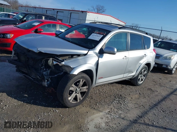 2011 Toyota RAV4 Sport with VIN JTMRF4DV6B5046165, listed as a IAAI auction lot 41165852 with 90,250 mi miles. Bid and sale history available at carsss.com. Image 2.
