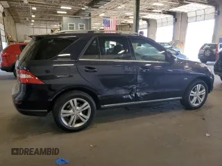 2012 Mercedes-Benz M 350 with VIN 4JGDA5HB4CA022711, listed as a Copart auction lot 56495635 with 99,461 mi miles and Salvage title. Bid and sale history available at DreamBid. Image 3.