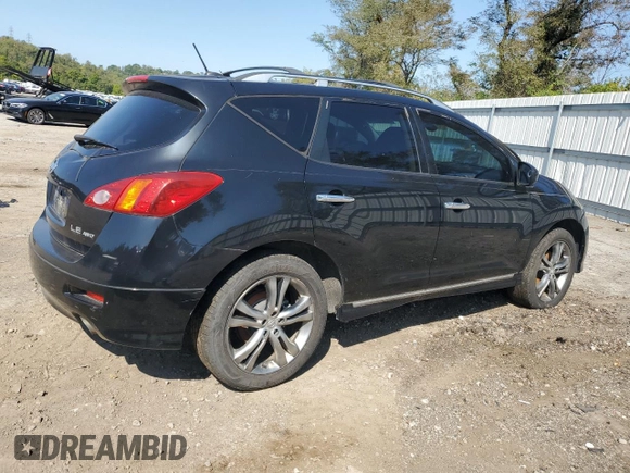2009 Nissan Murano LE with VIN JN8AZ18W09W121411, listed as a Copart auction lot 70906664 with 163,904 mi miles and Clean Title. Bid and sale history available at carsss.com. Image 3.