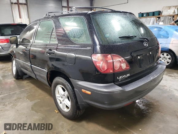1999 Lexus RX 300 Luxury SUV with VIN JT6HF10UXX0070259, listed as a Copart auction lot 81838344 with 161,232 mi miles and Salvage Title. Bid and sale history available at carsss.com. Image 2.