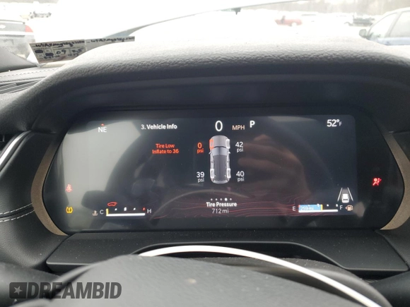 2025 Jeep Grand Cherokee Laredo with VIN 1C4RJHAG4SC272275, listed as a Copart auction lot 79920004 with 712 mi miles and Salvage Title. Bid and sale history available at DreamBid. Image 9.