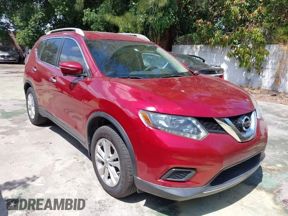 2015 Nissan Rogue SV with VIN 5N1AT2ML7FC794851, listed as a IAAI auction lot 42092861 with 171,071 mi miles. Bid and sale history available at carsss.com. Image 1.