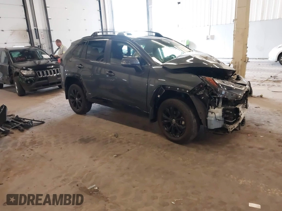 2023 Toyota RAV4 Hybrid SE with VIN JTM16RFV9PD089029, listed as a IAAI auction lot 41895409 with Not provided miles and . Bid and sale history available at DreamBid. Image 1.