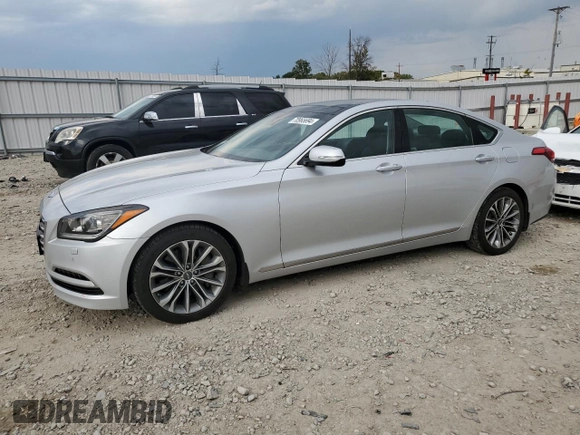 2015 Hyundai Genesis 3.8L with VIN KMHGN4JE8FU094076, listed as a Copart auction lot 70965694 with 90,767 mi miles and Clean Title. Bid and sale history available at carsss.com. Image 1.