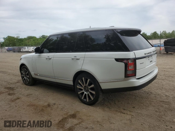 2014 Land Rover Range Rover Supercharged Autobiography with VIN SALGV2TF6EA154251, listed as a Copart auction lot 56212735 with 73,830 mi miles and Salvage title. Bid and sale history available at DreamBid. Image 2.