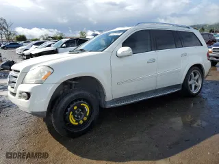 2008 Mercedes-Benz GL-Class 5.5L with VIN 4JGBF86EX8A380278, listed as a Copart auction lot 51531465 with 169,551 mi miles and Salvage Title. Bid and sale history available at carsss.com. Image 1.