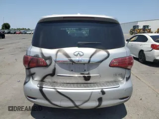 2014 Infiniti QX80 with VIN JN8AZ2NC3E9351193, listed as a Copart auction lot 58953585 with 182,686 mi miles and Salvage title. Bid and sale history available at DreamBid. Image 6.