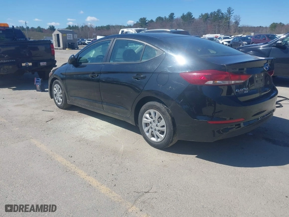 2018 Hyundai Elantra SE with VIN KMHD74LF6JU489417, listed as a IAAI auction lot 42060644 with 116,488 mi miles. Bid and sale history available at carsss.com. Image 3.