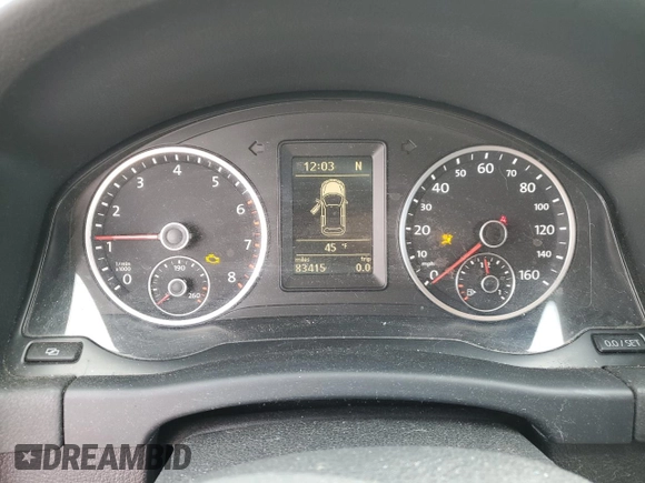 2012 Volkswagen Tiguan SE with VIN WVGAV7AX1CW565624, listed as a Copart auction lot 50665385 with 83,415 mi miles and Clean Title. Bid and sale history available at DreamBid. Image 9.