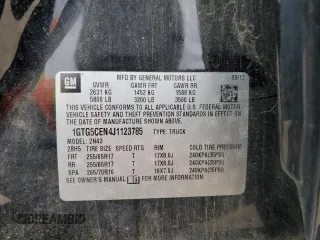 2018 GMC Canyon 2WD SLE with VIN 1GTG5CEN4J1123785, listed as a Copart auction lot 89381665 with 76,328 mi miles and Salvage Title. Bid and sale history available at carsss.com. Image 12.