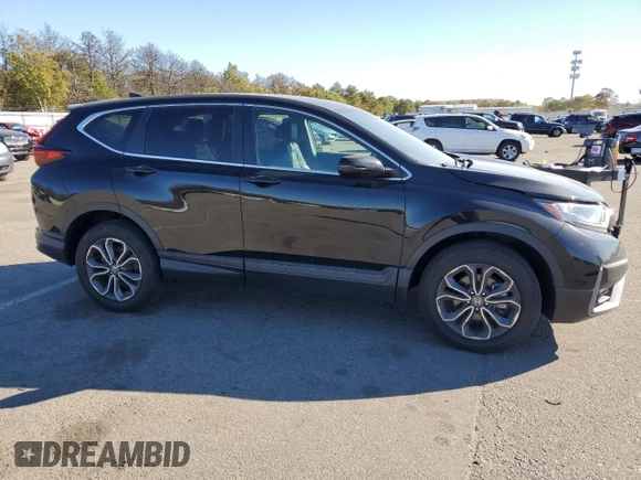 2021 Honda CR-V EX-L with VIN 7FARW2H80ME020658, listed as a Copart auction lot 70383074 with 17,535 mi miles and Salvage Title. Bid and sale history available at DreamBid. Image 4.