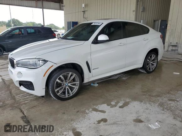 2016 BMW X6 sDrive35i with VIN 5UXKU0C56G0F93346, listed as a Copart auction lot 78287264 with 107,702 mi miles and Salvage Title. Bid and sale history available at carsss.com. Image 1.