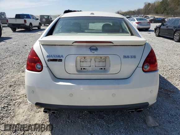 2008 Nissan Maxima 3.5 SL with VIN 1N4BA41E48C808911, listed as a Copart auction lot 50864065 with 190,749 mi miles and Salvage Title. Bid and sale history available at carsss.com. Image 6.