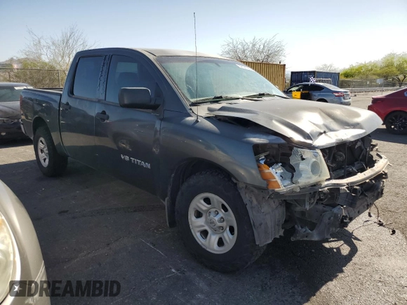 2007 Nissan Titan XE with VIN 1N6AA07A67N200469, listed as a Copart auction lot 52121955 with 176,103 mi miles and Salvage Title. Bid and sale history available at DreamBid. Image 4.