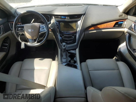 2016 Cadillac CTS RWD with VIN 1G6AP5SX4G0132098, listed as a Copart auction lot 52594175 with 104,683 mi miles and Salvage title. Bid and sale history available at DreamBid. Image 8.