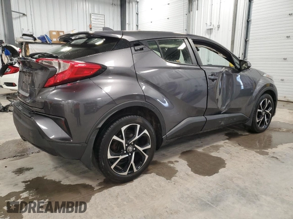2019 Toyota C-HR XLE with VIN JTNKHMBX0K1035830, listed as a Copart auction lot 52561095 with 98,412 mi miles and Clean Title. Bid and sale history available at carsss.com. Image 3.