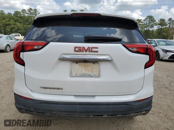 2020 GMC Terrain SLE with VIN 3GKALMEV1LL204468, listed as a Copart auction lot 59158535 with 77,942 mi miles and Salvage title. Bid and sale history available at DreamBid. Image 6.