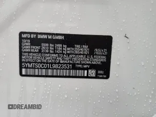 2020 BMW X3 M Competition z VIN 5YMTS0C01L9B23531, wystawiony jako Copart lot #73470892 z przebiegiem 27 432 mil mil oraz . Historia ofert i sprzedaży dostępna na DreamBid. Obrazek 12.