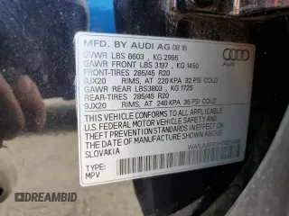 2017 Audi Q7 Premium Plus z VIN WA1LAAF73HD025493, wystawiony jako Copart lot #60876755 z przebiegiem 97 653 mil mil oraz Czysty tytuł • Clean title. Historia ofert i sprzedaży dostępna na DreamBid. Obrazek 12.
