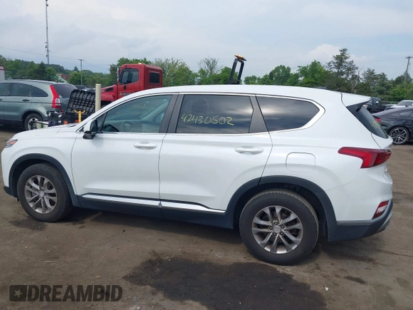 2019 Hyundai Santa Fe SE with VIN 5NMS23AD7KH111542, listed as a IAAI auction lot 42430502 with 78,755 mi miles and . Bid and sale history available at DreamBid. Image 14.