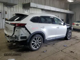 2017 Mazda CX-9 Grand Touring z VIN JM3TCBDY6H0142436, wystawiony jako Copart lot #59614265 z przebiegiem 76 833 mil mil oraz Czysty tytuł • Clean title. Historia ofert i sprzedaży dostępna na DreamBid. Obrazek 3.