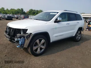 2016 Jeep Grand Cherokee Limited with VIN 1C4RJFBG0GC447762, listed as a Copart auction lot 59612705 with 66,183 mi miles and Salvage title. Bid and sale history available at DreamBid. Image 1.