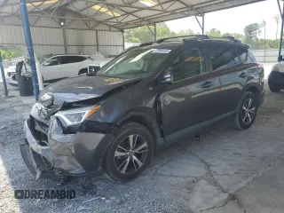 2018 Toyota RAV4 XLE z VIN 2T3WFREV3JW513192, wystawiony jako Copart lot #57584445 z przebiegiem 75 712 mil mil oraz Szkoda całkowita • Salvage title. Historia ofert i sprzedaży dostępna na DreamBid. Obrazek 1.