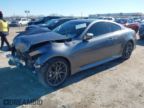 2014 Infiniti Q60 Coupe Journey with VIN JN1CV6EK9EM111709, listed as a IAAI auction lot 41207393 with 33,094 mi miles. Bid and sale history available at carsss.com. Image 17.