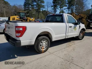 2022 Ford F-150 XL with VIN 1FTMF1CB1NKF26703, listed as a Copart auction lot 46470995 with 55,723 mi miles and Clean Title. Bid and sale history available at carsss.com. Image 3.