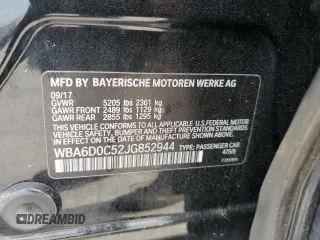 2018 BMW 6 Series 640i with VIN WBA6D0C52JG852944, listed as a Copart auction lot 54681154 with 111,650 mi miles and Salvage Title. Bid and sale history available at carsss.com. Image 13.