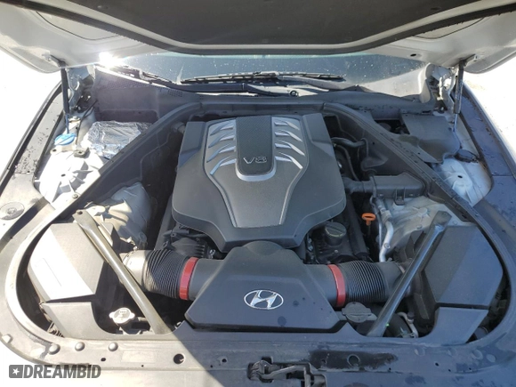 2015 Hyundai Genesis 5.0L with VIN KMHGN4JF7FU028076, listed as a Copart auction lot 48015085 with 144,021 mi miles and Salvage Title. Bid and sale history available at carsss.com. Image 12.
