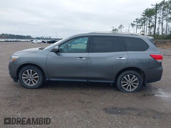 2015 Nissan Pathfinder SV with VIN 5N1AR2MN5FC702068, listed as a IAAI auction lot 41404755 with 179,926 mi miles. Bid and sale history available at carsss.com. Image 14.