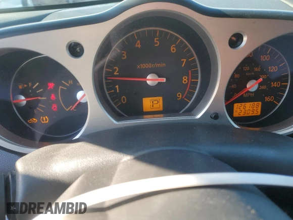 2007 Nissan 350Z Touring with VIN JN1BZ36A37M654299, listed as a Copart auction lot 47617585 with 126,188 mi miles and Salvage Title. Bid and sale history available at carsss.com. Image 9.
