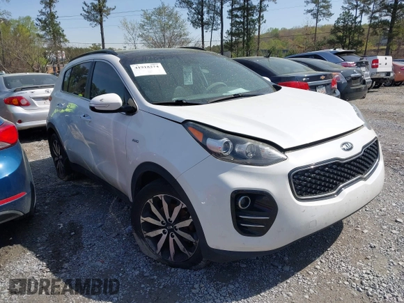 2018 Kia Sportage EX with VIN KNDPNCACXJ7321157, listed as a IAAI auction lot 41918274 with 157,813 mi miles and . Bid and sale history available at carsss.com. Image 1.