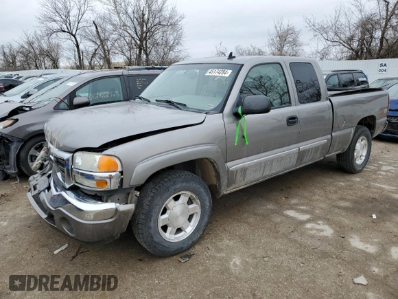 2006 GMC Sierra 1500 SLT z VIN 2GTEK19B961280198, wystawiony jako Copart lot #45174284 z przebiegiem 242 570 mil mil oraz Szkoda całkowita • Salvage title. Historia ofert i sprzedaży dostępna na DreamBid. Obrazek 1.
