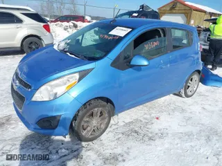 2014 Chevrolet Spark LT with VIN KL8CD6S93EC405672, listed as a IAAI auction lot 41398003 with 126,926 mi miles. Bid and sale history available at carsss.com. Image 2.