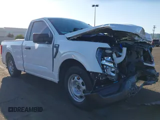 2023 Ford F-150 XL with VIN 1FTMF1C52PKF67726, listed as a IAAI auction lot 41611798 with 15,015 mi miles and . Bid and sale history available at carsss.com. Image 1.