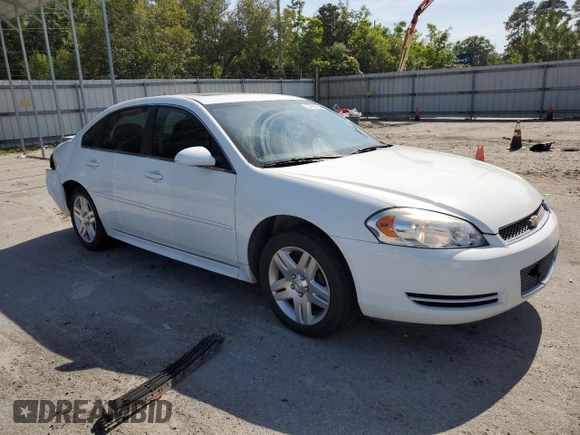 2014 Chevrolet Impala LT with VIN 2G1WB5E34E1130145, listed as a Copart auction lot 53788955 with 162,429 mi miles and Salvage Title. Bid and sale history available at DreamBid. Image 4.