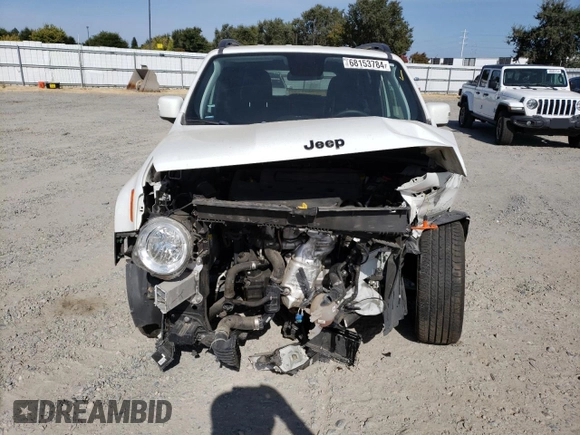 2018 Jeep Renegade Latitude with VIN ZACCJABH5JPH93990, listed as a Copart auction lot 68153784 with 39,454 mi miles and Salvage title. Bid and sale history available at DreamBid. Image 5.
