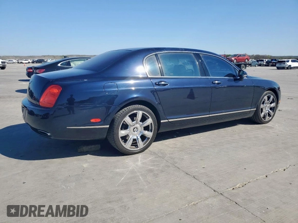 2007 Bentley Flying Spur with VIN SCBBR93WX78043729, listed as a Copart auction lot 49289635 with 66,295 mi miles and Clean Title. Bid and sale history available at DreamBid. Image 3.