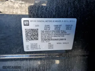 2022 Chevrolet Blazer RS with VIN 3GNKBERS5NS126978, listed as a Copart auction lot 45568815 with 74,810 mi miles and Salvage Title. Bid and sale history available at carsss.com. Image 13.