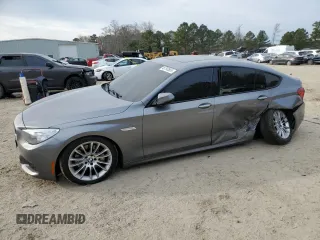2017 BMW 5 Series 535i xDrive with VIN WBA5M4C56HD186900, listed as a Copart auction lot 46793585 with 156,561 mi miles and Salvage title. Bid and sale history available at DreamBid. Image 1.