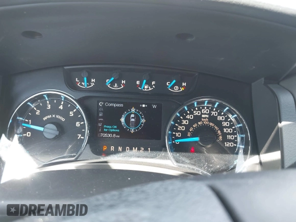 2014 Ford F-150 XL with VIN 1FTFX1CF8EFB98133, listed as a IAAI auction lot 42007052 with 70,530 mi miles and . Bid and sale history available at DreamBid. Image 7.