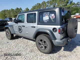 2018 Jeep Wrangler Unlimited Sport S z VIN 1C4HJXDG3JW120485, wystawiony jako Copart lot #52862065 z przebiegiem 55 853 mil mil oraz Szkoda całkowita • Salvage title. Historia ofert i sprzedaży dostępna na DreamBid. Obrazek 2.