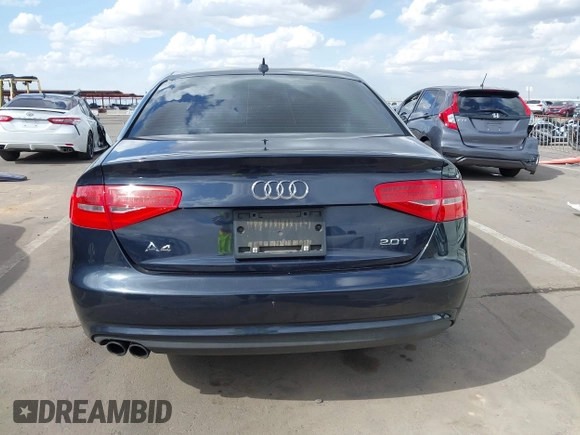 2013 Audi A4 Premium с VIN WAUAFAFL1DN028339, выставлен на аукционе IAAI как лот 41963256 с пробегом 242 697 миль миль и . История ставок и продаж доступна на DreamBid. Изображение 16.