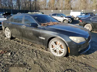 2012 BMW 7 Series 750Li with VIN WBAKB8C57CC964250, listed as a Copart auction lot 41450935 with 56,429 mi miles and Non repairable. Bid and sale history available at DreamBid. Image 4.