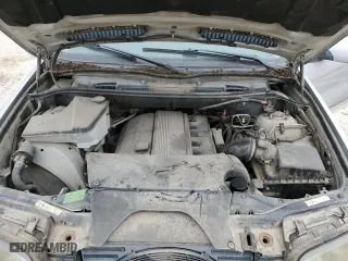 2005 BMW X5 3.0i with VIN 5UXFA13575LU46719, listed as a Copart auction lot 53443085 with 126,041 mi miles and Salvage Title. Bid and sale history available at carsss.com. Image 11.