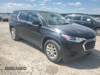 2021 Chevrolet Traverse LS with VIN 1GNERFKW6MJ139072, listed as a Copart auction lot 55844625 with 88,993 mi miles and Salvage title. Bid and sale history available at DreamBid. Image 4.
